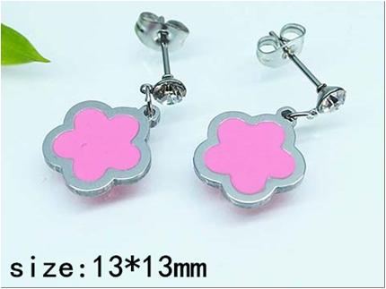 21014 Aro Flor Rosa